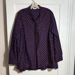 Zuri button-down long-sleeve shirt